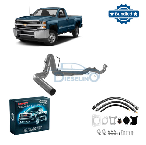 Full DPF/DEF/EGR Delete Kit /w ECM Tuning | L5P Duramax | 2017-2019
