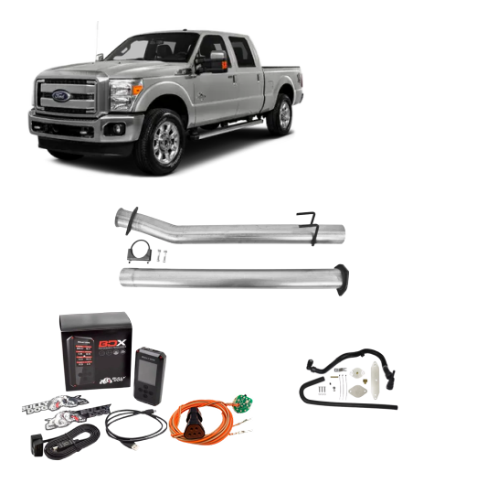 Ford Powerstroke 6.7L | Full Delete Bundle DPF/DEF/EGR w/ Bully Dog BDX | 2015-2016