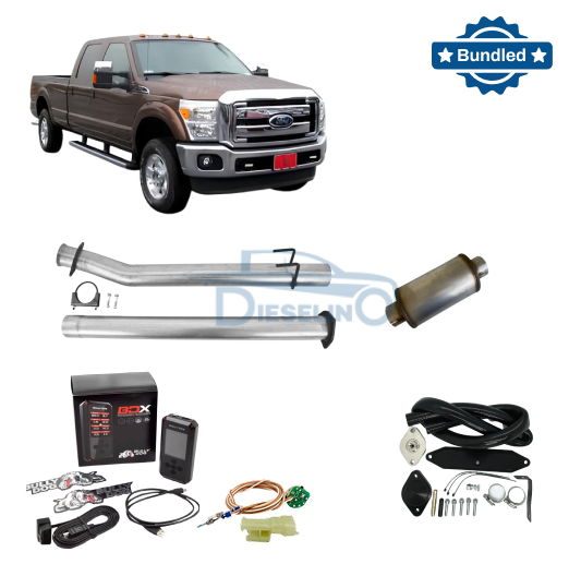Ford Powerstroke 6.7L | Full Delete Bundle DPF/DEF/EGR | 2011-2014 /w Bully Dog BDX