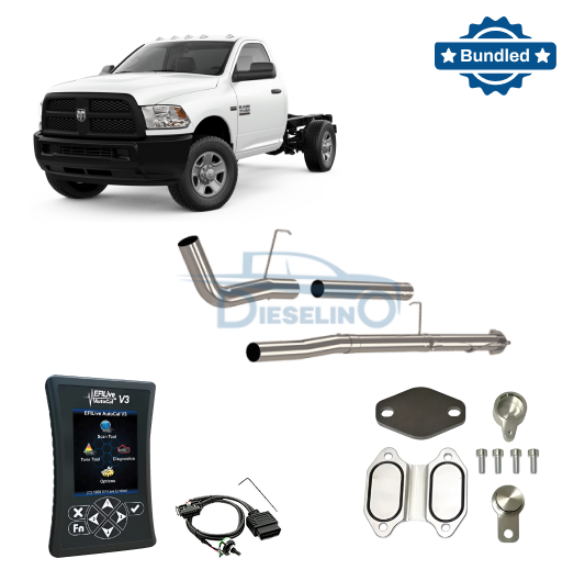 Ram Cummins 6.7L Cab & Chassis | Full Delete Bundle (DPF/DEF/EGR) | Delete Pipe | 2013-2018