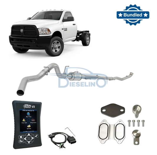 Ram Cummins 6.7L Cab & Chassis | Full Delete Bundle (DPF/DEF/EGR) | Delete Pipe | 2013-2018