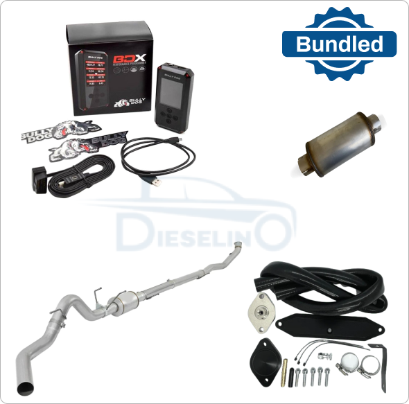 Ford Powerstroke 6.7L | Full Delete Bundle DPF/DEF/EGR w/ 4 inch Exhaust | 2011-2016