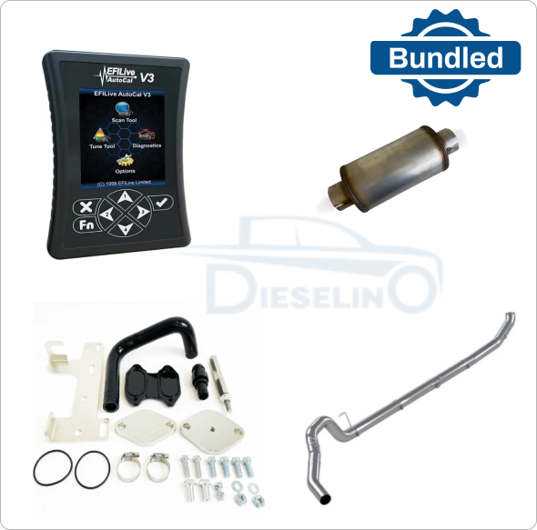 Full DPF/DEF/EGR Delete Kit w/ Exhaust | Ram Cummins 6.7L | 2013-2018