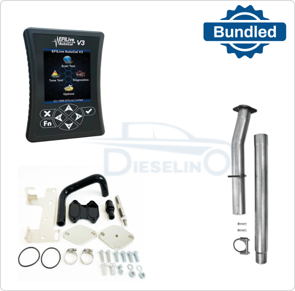 Full DPF/DEF/EGR Delete Kit w/ Exhaust | Ram Cummins 6.7L | 2013-2018