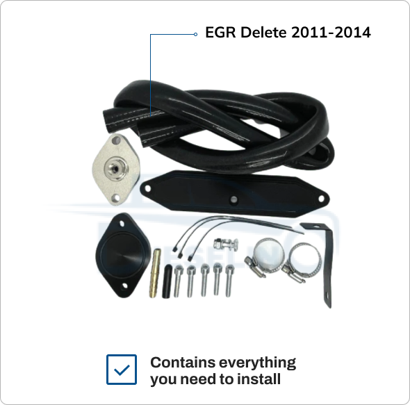 Ford Powerstroke 6.7L | Full Delete Bundle DPF/DEF/EGR w/Exhaust | 2011-2014