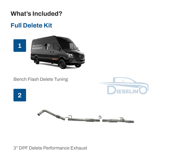 Mercedes Sprinter 3.0L | Full DPF Delete Kit | 2013-2018