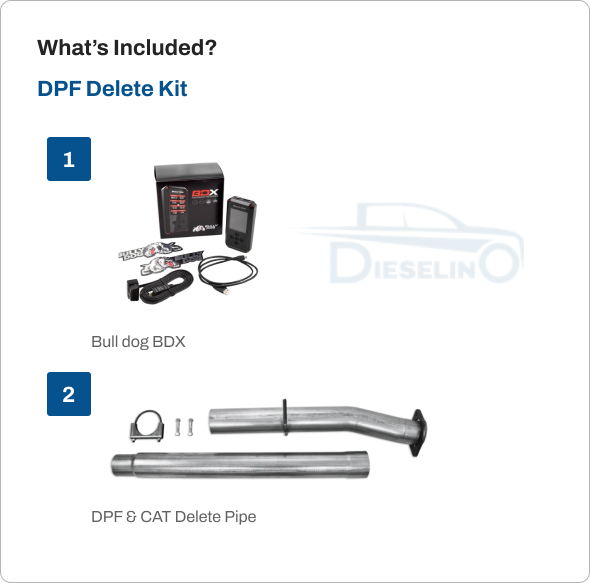 DPF Delete Kit | Ford Powerstroke Diesel 6.4L 2008-2010 | Bully Dog BDX