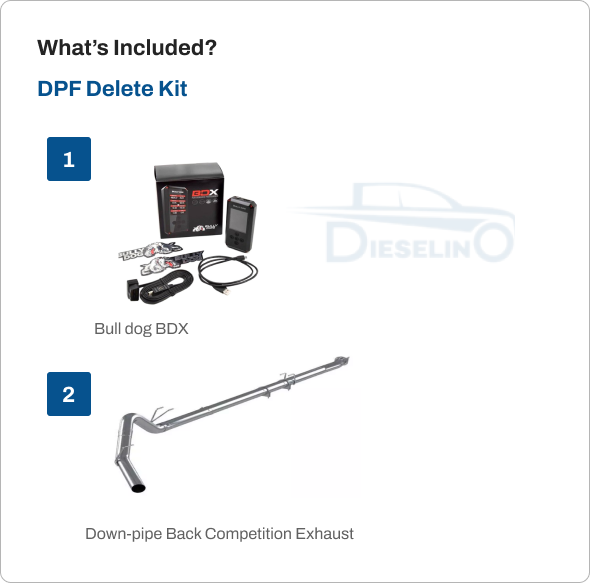 DPF Delete Kit | Ford Powerstroke Diesel 6.4L 2008-2010 | Bully Dog BDX