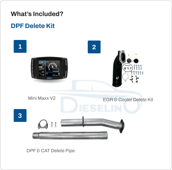 Full Delete Bundle (DPF/DEF/EGR) 2008-2010 Ford Powerstroke 6.4L