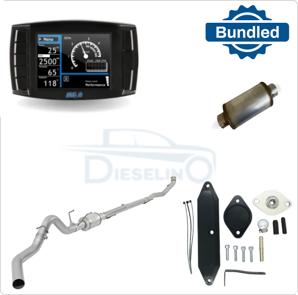 Ford Powerstroke 6.7L | Full Delete Bundle DPF/DEF/EGR w/ 4 inch Exhaust | 2011-2016