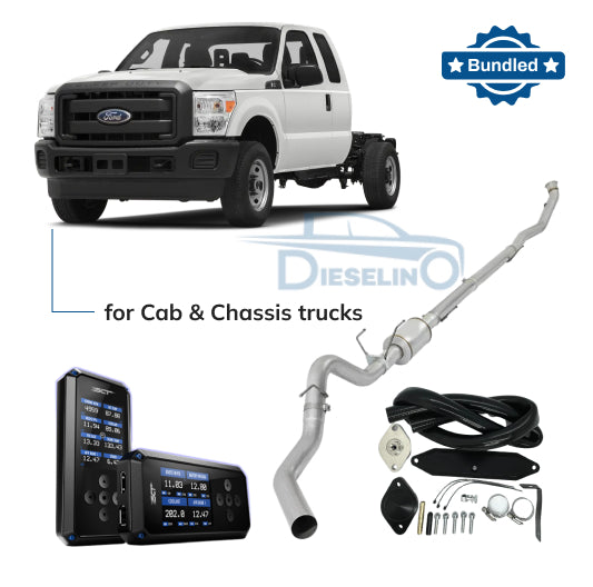 Full Delete Kit (DPF/DEF/EGR) w/ SCT BDX Tuner | Ford 6.7 Powerstroke ...