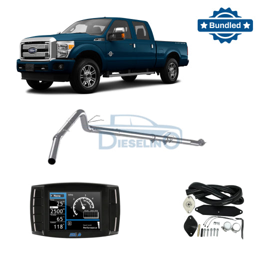 Ford Powerstroke 6.7 | Full Delete Kit (DPF/DEF/EGR) w/ 4″ Exhaust | 2011-2019