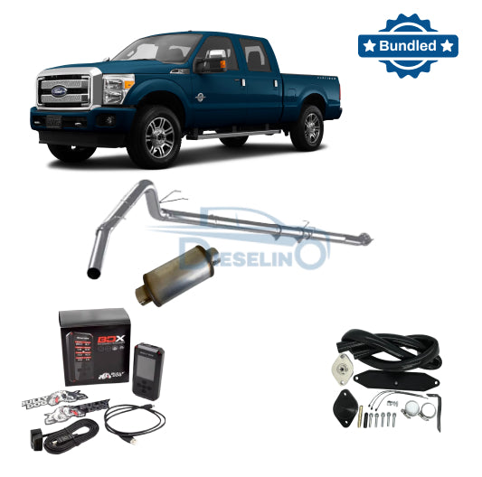 Ford Powerstroke 6.7 | Full Delete Kit (DPF/DEF/EGR) w/ 4″ Exhaust | 2011-2019