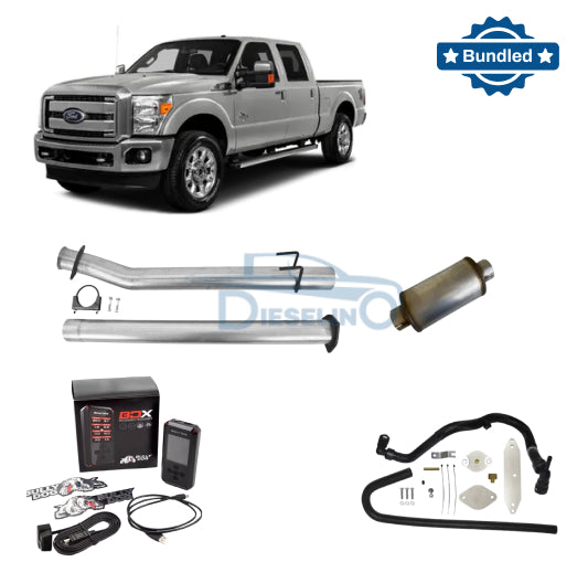 Ford Powerstroke 6.7L | Full Delete Bundle DPF/DEF/EGR w/ Bully Dog BDX | 2015-2016