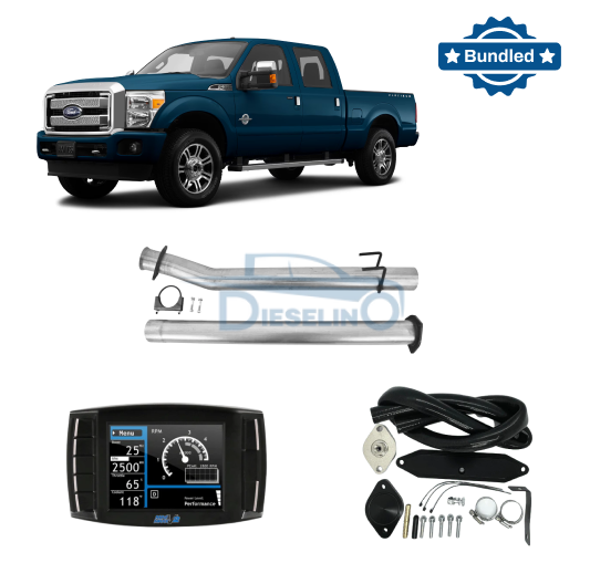 Ford Powerstroke 6.7L | Full Delete Bundle DPF/DEF/EGR w/Exhaust | 2011-2014