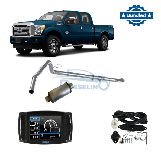 Ford Powerstroke 6.7 | Full Delete Kit (DPF/DEF/EGR) w/ 4″ Exhaust | 2011-2019
