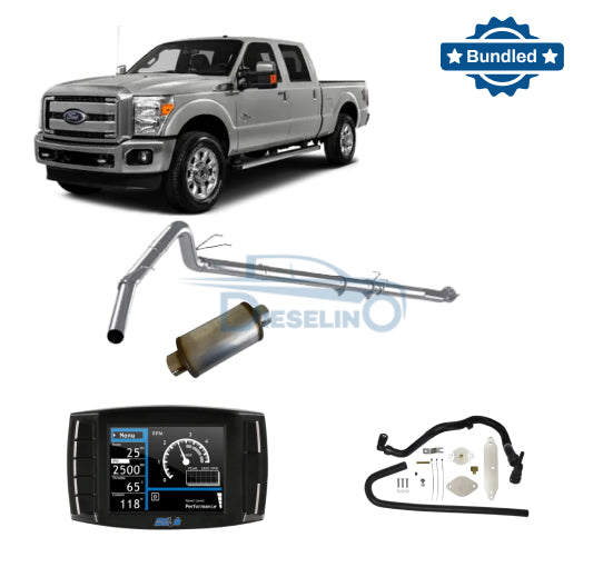 Ford Powerstroke 6.7 | Full Delete Kit (DPF/DEF/EGR) w/ 4″ Exhaust | 2011-2019