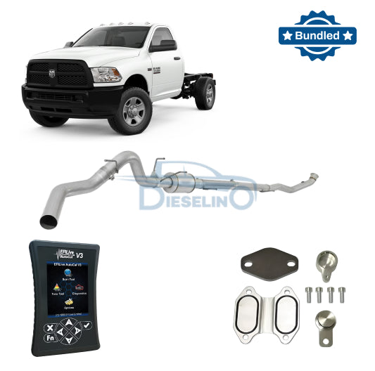 Ram Cummins 6.7L Cab & Chassis | Full Delete Bundle (DPF/DEF/EGR) | Delete Pipe | 2013-2018