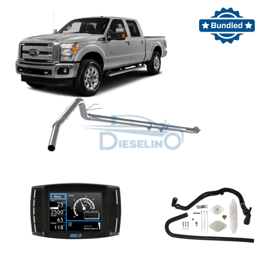 Ford Powerstroke 6.7L All-In-One DPF/DEF/EGR Delete Kit w/ Delete Pipe (2015-2016)
