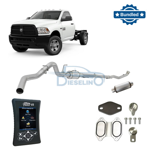 Ram Cummins 6.7L Cab & Chassis | Full Delete Bundle (DPF/DEF/EGR) | Delete Pipe | 2013-2018