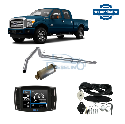 Ford Powerstroke 6.7L | Full Delete Bundle DPF/DEF/EGR w/Exhaust | 2011-2014