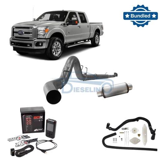 Ford Powerstroke 6.7L | Full Delete Bundle DPF/DEF/EGR w/ Bully Dog BDX | 2015-2016