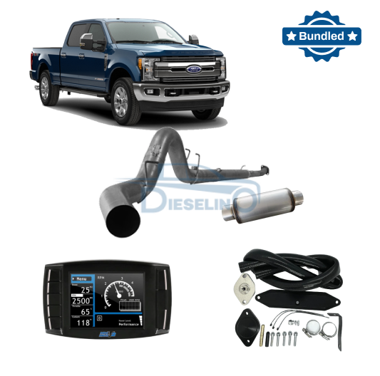 Ford Powerstroke 6.7L | Full Delete Bundle DPF/DEF/EGR w/Exhaust | 2011-2014