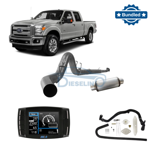 Ford Powerstroke 6.7L All-In-One DPF/DEF/EGR Delete Kit w/ Delete Pipe (2015-2016)