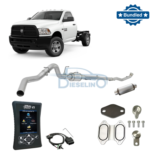 Ram Cummins 6.7L Cab & Chassis | Full Delete Bundle (DPF/DEF/EGR) | Delete Pipe | 2013-2018