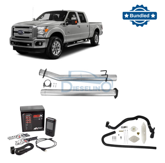 Ford Powerstroke 6.7L | Full Delete Bundle DPF/DEF/EGR w/ Bully Dog BDX | 2015-2016