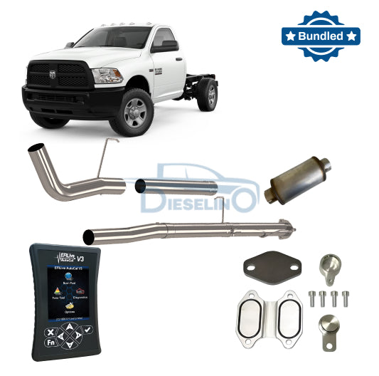 Ram Cummins 6.7L Cab & Chassis | Full Delete Bundle (DPF/DEF/EGR) | Delete Pipe | 2013-2018