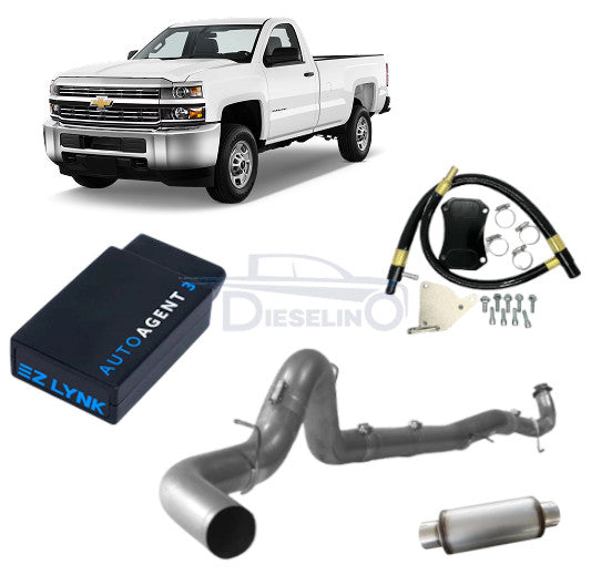 6.6 LML Duramax Full Delete Kit with EZ Lynk Auto Agent 3 | 2015.5-2016 ...