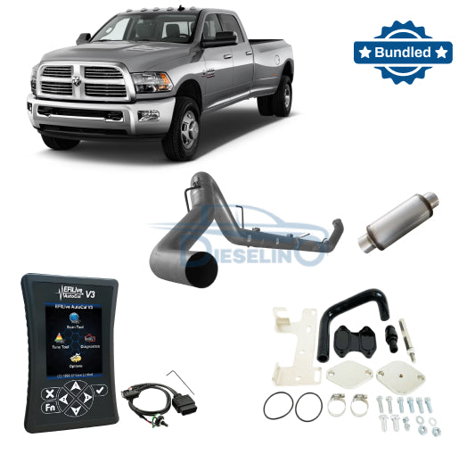 Full DPF/DEF/EGR Delete Kit w/ EFI Live AutoCal V3 | Ram Cummins 6.7L | 2013-2018