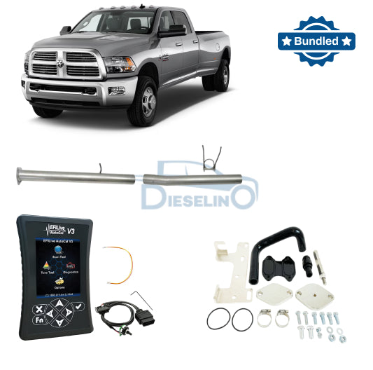 Full DPF/DEF/EGR Delete Kit w/ EFI Live AutoCal V3 | Ram Cummins 6.7L | 2013-2018