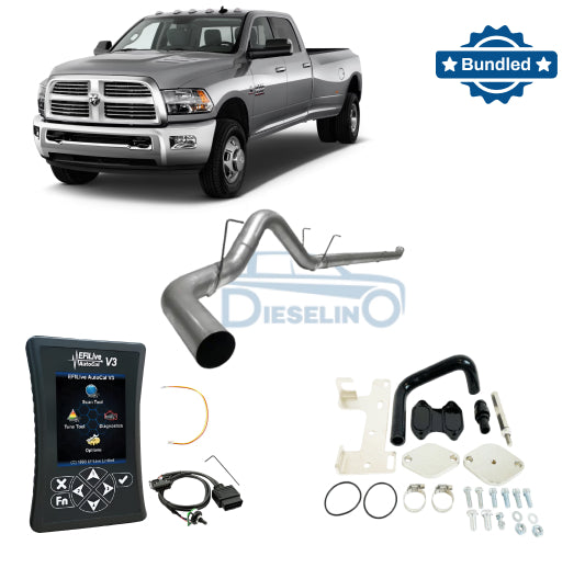 Full DPF/DEF/EGR Delete Kit w/ EFI Live AutoCal V3 | Ram Cummins 6.7L | 2013-2018